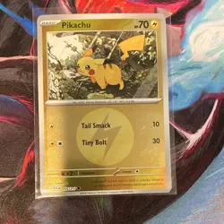Pokemon Pikachu 70 HP Basic Foil 055/217 English 2026 Card - Image 1