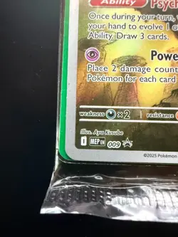 Pokemon Alakazam Promo Card *SEALED* Good Centering - Image 2