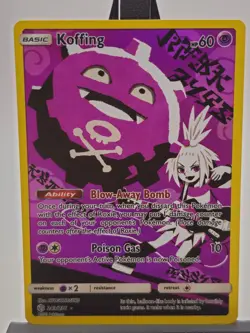 Pokemon TCG Koffing Cosmic Eclipse Card 243/236 Full Art Secret Rare - Image 2