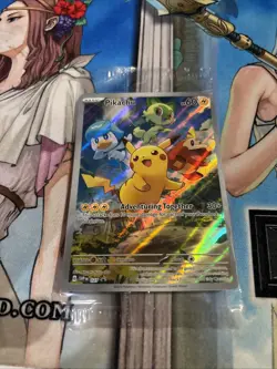 Pikachu 027 Sv: Scarlet & Violet Promo Cards Holo Etb! Sealed - Image 1