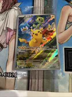 Pikachu 027 Sv: Scarlet & Violet Promo Cards Holo Etb! Sealed - Image 4