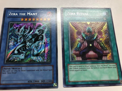 Yugioh Zera the Mant PP01-EN011 & Zera Ritual PP01-EN010 Secret Rare VLP/NM - Image 2