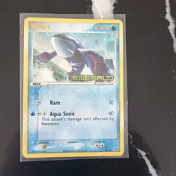 Pokemon Kyogre 6/106 EX Emerald Reverse Holo Foil Card Played Condition - Image 1