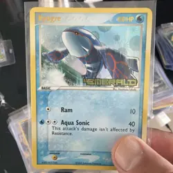 Pokemon Kyogre 6/106 EX Emerald Reverse Holo Foil Card Played Condition - Image 3