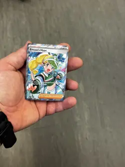 Pokemon Emcee's Hype 220/182 Destined Rivals Full Art Trainer Card Gem Mint - Image 3