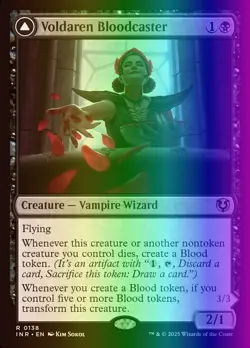 MTG Voldaren Bloodcaster (138/612) Innistrad Remastered NM FOIL - Image 1