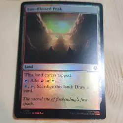 Sun-Blessed Peak 0280 Magic TLA Land Holo Red White 2025 Dom Lay - Image 1
