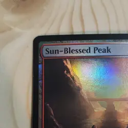 Sun-Blessed Peak 0280 Magic TLA Land Holo Red White 2025 Dom Lay - Image 3