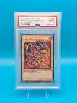 PSA 10 - 2024 Yu-Gi-Oh MP24, Red-Eyes Black Dragon, 1st Edition - Image 1