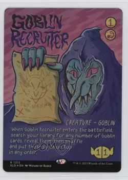 Goblin & Squabblin - Goblin Recruiter Foil Magic: Secret Lair Drop Series #1313 - Image 1