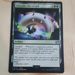 Chocobo Racetrack 0179 Magic Artifact Uncommon Green Final Fantasy 2025 Bachzim - Image 1