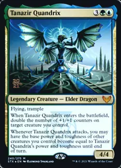 1x Tanazir Quandrix - Foil - Prerelease Promo - Pre-Release Promos - Near Mint, - Image 1