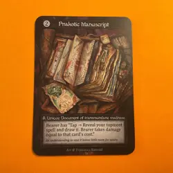 Pnakotic Manuscript Unique Sorcery: Contested Realm Beta - Image 1