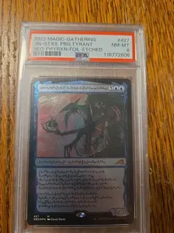 Jin-Gitaxias, PSA 8 Progress Tyrant (Phyrexian) (Foil Etched) Kamigawa: - Image 1