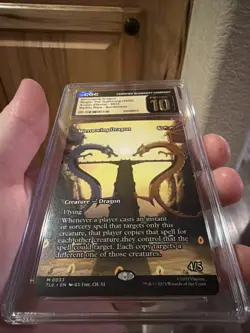 MTG Avatar The Last Airbender Mirrorwing Dragon Mythic CGC Pristine 10 🔥 - Image 3