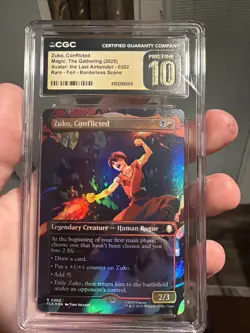 2025 MTG Avatar The Last Airbender Foil Zuko Conflicted CGC Pristine 10 🔥 - Image 1
