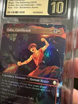 2025 MTG Avatar The Last Airbender Foil Zuko Conflicted CGC Pristine 10 🔥 - Image 4