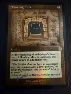 MTG Howling Mine Schematic The Brothers' War: Retro Frame Artifacts Foil NM - Image 1
