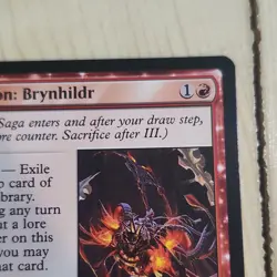 Summon: Brynhildr FFXIII Enchantment Creature Red 0160 2025 Kevin Glint - Image 4