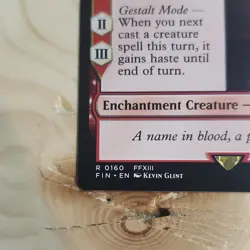 Summon: Brynhildr FFXIII Enchantment Creature Red 0160 2025 Kevin Glint - Image 5