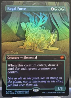 Regal Force #141 Lorwyn Eclipsed Special Guest Borderless Foil Mythic - Image 1