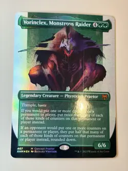 Vorinclex, monstrous raider (Concept preator Step-and-Compleat Foil) - MTG - Image 1