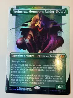 Vorinclex, monstrous raider (Concept preator Step-and-Compleat Foil) - MTG - Image 3