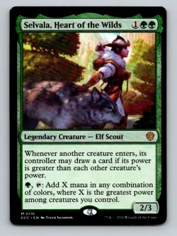 Selvala, Heart of the Wilds Normal M Commander: Lorwyn Eclipsed 116 NM - Image 1