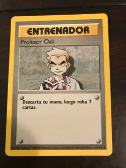 Pokemon TCG Professor Oak 88/102 Uncommon Used Spanish - Image 1