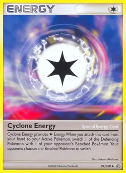 Pokemon Cyclone Energy (94/110) Stormfront NM REVERSE HOLO - Image 1