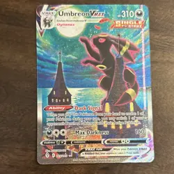Pokemon Umbreon VMAX 215/203 Full Art Holo Ultra Rare Evolving Skies Card - Image 2