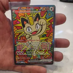 Meowth ex 121/088 ENGLISH Special Illustration Rare - Perfect Order SIR Pokemon - Image 1