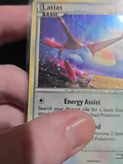 Latias HGSS10 Cosmos Black Star Promo Holo Pokemon Triple SwirlU - Image 5