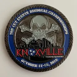 Pokemon TCG Knoxville Regionals 2019 Burn/Poison Metal Coin Marker - Image 2