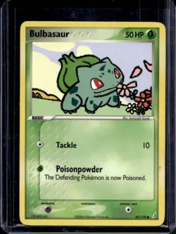 2006 Pokemon EX Crystal Guardians Bulbasaur #45/100 - Image 1