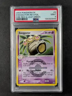 2004 Pokemon EXEGGUTOR #5/112 FireRed & LeafGreen Reverse Holo Rare PSA 9 - Image 1