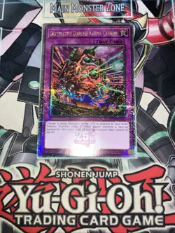Destructive Daruma Karma Cannon Quarter Century Secret Rare RA04-EN103 Yugioh - Image 2
