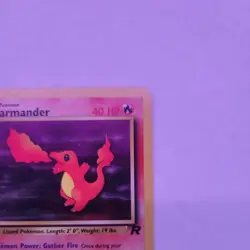 Pokemon Charmander Team Rocket 50/82 1st Edition – LP - Image 3