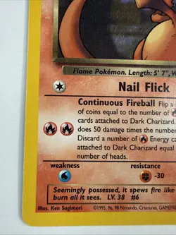 2000 Pokemon Team Rocket Dark Charizard #21/82 - Image 5