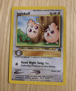 Pokemon - Igglybuff Black Star Promo # 36 NM - Image 1