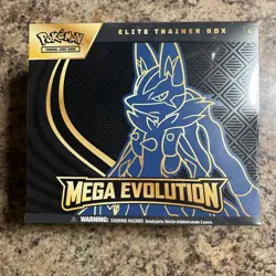 Pokemon Mega Evolution Lucario Elite Trainer Box (9 Packs + Promo) - Image 1