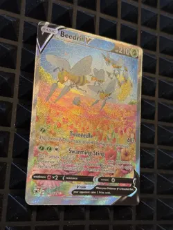 Pokemon Beedrill V 161/189 Astral Radiance Alternate Art Holo Rare NM - Image 2