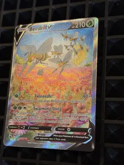Pokemon Beedrill V 161/189 Astral Radiance Alternate Art Holo Rare NM - Image 3