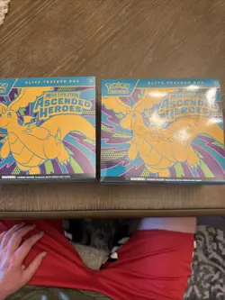 2 x Pokemon TCG: Ascended Heroes Elite Trainer Box (ETB) New Factory Sealed - Image 1