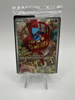 Riolu Black Star Promo Mega Evolution #010 Holo Pokemon TCG Sealed Pokemon Card - Image 1