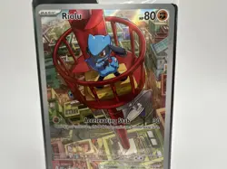 Riolu Black Star Promo Mega Evolution #010 Holo Pokemon TCG Sealed Pokemon Card - Image 3