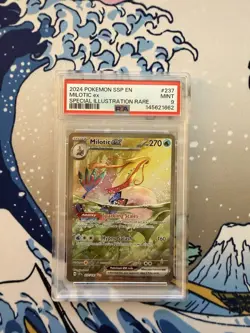 Pokemon Milotic ex 237/191 Surging Sparks Illustration Rare Holo PSA 9 - Image 1