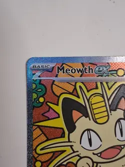 Pokemon Mega Evolution Perfect Order Meowth Ex Special Illustration Rare 121/088 - Image 5