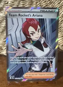 Pokemon TCG Team Rockets Ariana 224/182 Destined Rivals - Near Mint! - Image 1