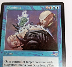 2000- Magic The Gathering: Nemesis "Dominate"- Blue Trading Card - Image 3